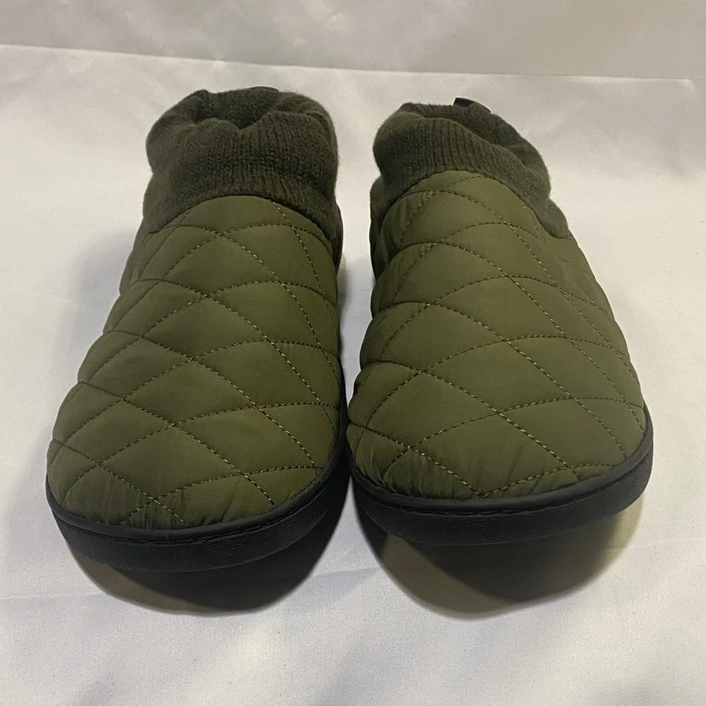 Vance Co Jc‎ Fargo Mens Olive Green Clog Slippers Size 8/9